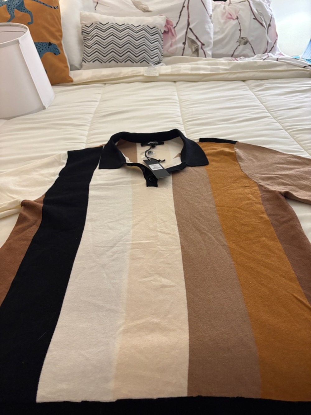 Fashion Nova Men's Short Sleeve Button Down Polo - Black, White, Brown, Tan